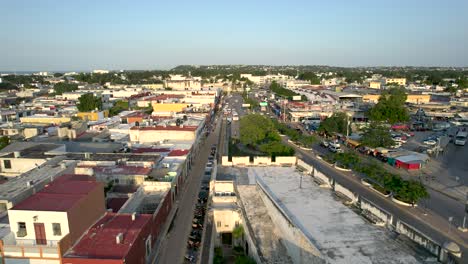 Vista-De-Los-Límites-De-La-Ciudad-Amurallada-De-Campeche-En-México