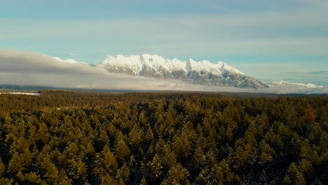 Eine-Sonnenuntergangstour-Durch-Einen-Verschneiten-Wald-In-Den-Kanadischen-Rocky-Mountains:-Ein-Winterwunderland
