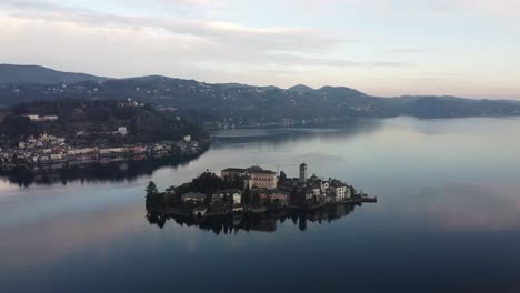 Aerial-view-of-San-Giulio-Island-from-the-distance