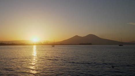 Dramatic-Sunrise-in-Naples.-Vesuvio