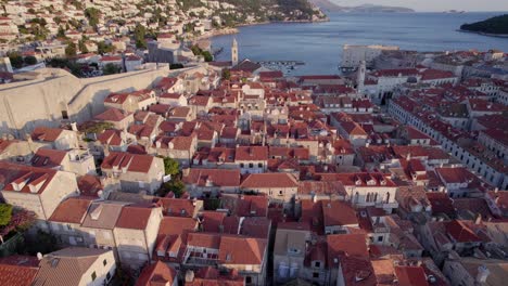Kroatische-Stadt-Dubrovnik-Aus-Der-Luft
