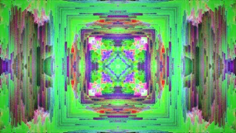 Kaleidoskopmuster---Helle-Neonformen