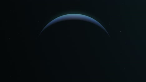 El-Planeta-Neptuno-Se-Revela-Lentamente-En-El-Espacio-Oscuro