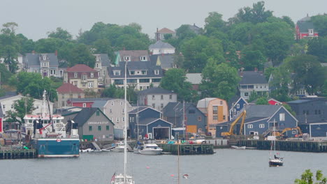 Colourful-buildings-in-Halifax,-Nova-Scotia,-Canada
