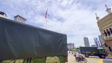 Malerischer-Blick-Auf-Den-Unabhängigkeitsplatz-Ist-Ein-Platz-In-Kuala-Lumpur,-Malaysia