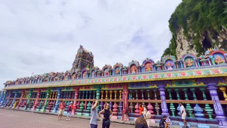 Scene-of-Batu-Caves-Hindu-Temple-visited-by-tourists-and-worshipers