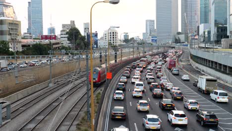 Tel-Aviv-Hashalom-railway-station-commute-Ayalon-Israel