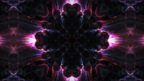 Kaleidoscope-Sequence-Patterns,-Multicolored-Motion-Graphics-Background