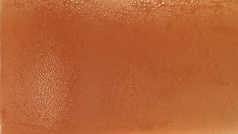 A-stationary-close-up-footage-of-a-glass-of-cold-beer-with-a-sweaty-surface-rotating-vertically