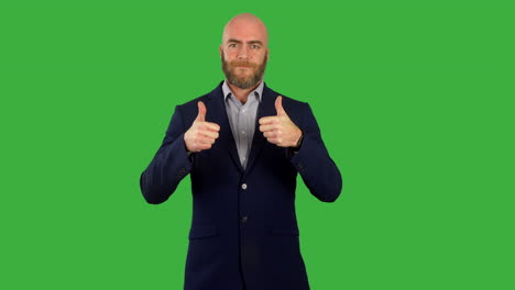 Thumbs-up-gesture-from-a-businessman-on-green-screen