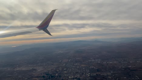 Fliegen-über-Las-Vegas-Nevada-Sonnenaufgang