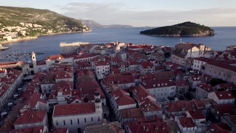 aerial-of-Dubrovnik-old-town