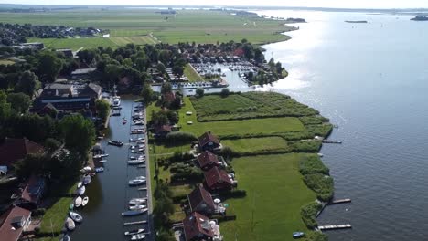 Frisian-Harbor-from-above-in-summer-time