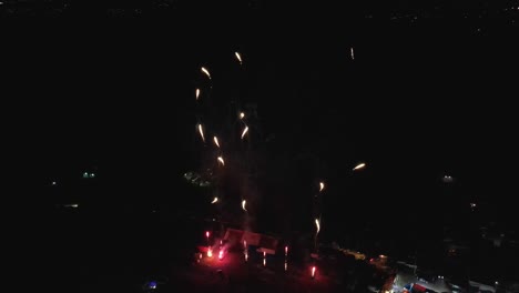 Nahaufnahme-Der-Feuerwerksshow