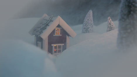 Cute-home-of-Santa-Claus-in-Rovaniemi,-Finland