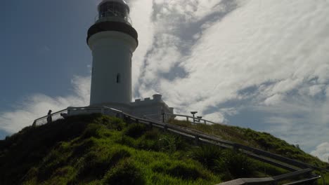 Lighthouse-on-a-hill-top-pan-Victoria-Australia