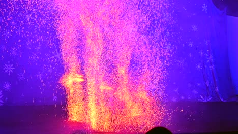 Mastering-the-Flames:-Male-Fire-Performers-Impress-with-Rolling-and-Spinning-Fire-Torch-Stunts-at-Night-at-the-Mittelalterlicher-Lichter-Weihnachtsmarkt-Dortmund