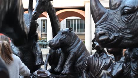 It's-the-Rhinos-Dinner-in-Paternoster-Square,-London,-United-Kingdom