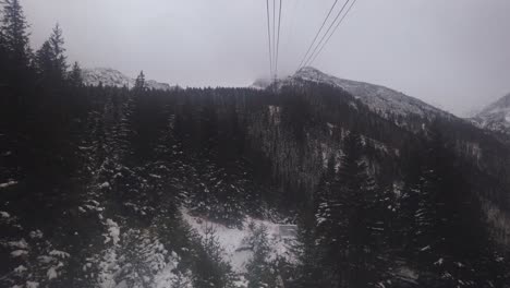 Majestätische-Hohe-Tatra-Am-Wintertag-Blick-Von-Der-Seilbahn-Auf-Kasprowy-Wierch,-Polen