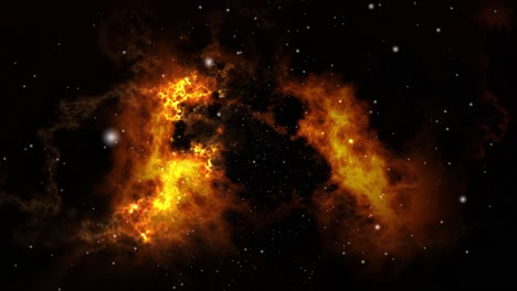 Las-Nubes-Nebulosas-En-El-Universo-Están-Salpicadas-De-Estrellas-Por-Todas-Partes.