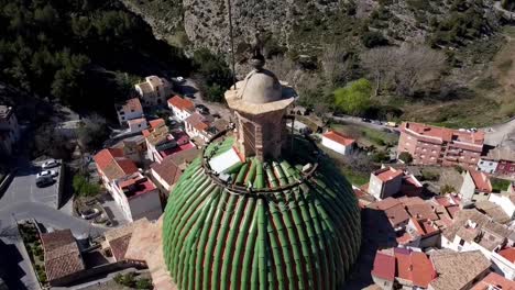 Middle-Ages-towerin-Jerica-village,-Spain
