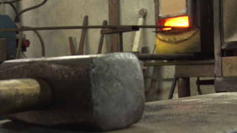 Blacksmith's-Hammer-On-The-Desk