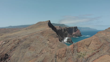 The-desert-stony-Cape-of-San-Lorenzo-on-the-eastern-tip-of-the-Portuguese-island-of-Madeira-in-the-Atlantic-Ocean