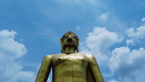 Buddha-Statue-with-clouds-and-blue-sky
