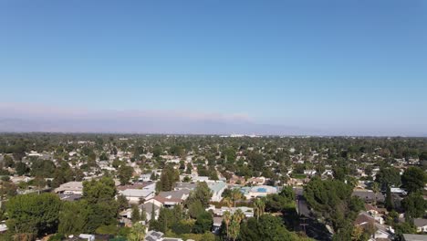 Luftbild-Eines-Lauffeuers,-Das-In-Los-Angeles-Brennt