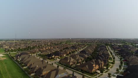 Aerial-video-of-a-neighborhood-in-Northlake-Texas