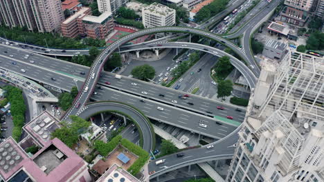 Time-lapse-of-a-multi-layer-road-intersection-with-heavy-traffic