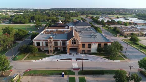 Aerial-video-of-the-First-Baptist-church-of-Keller