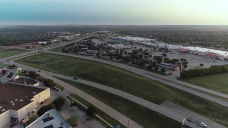 Luftaufnahme-Der-Stadt-Roanoke,-Texas