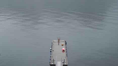 Small-dock-laying-in-the-calm-sea