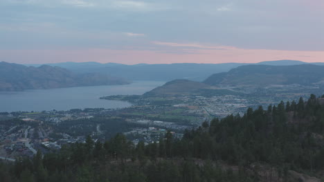 View-of-West-Kelowna-and-Okanagan-Lake-from-top-of-Mount-Boucherie-aerial