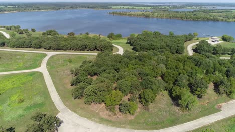 Aerial-video-of-Lake-Proctor-in-Texas