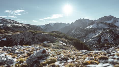 Bergzeitraffer-In-Den-Italienischen-Dolomiten---Südtirol