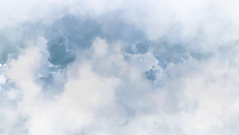 Sicht-Weiße-Wolken-Und-Gewitter-In-Der-Ferne