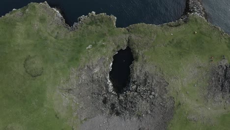 Aerial-of-natural-stone-bridge-at-coast-of-Arnarstapi-on-Snæfellsnes-Peninsula