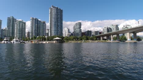 false-creek-ocean-harbor-quayside-marina-gazebo-with-luxury-private-rented-vessels-docked-at-a-modern-condo-residential-community-of-downtown-vancouver-bc-canada-by-hotels-cambie-bridge-in-Canada-3-3