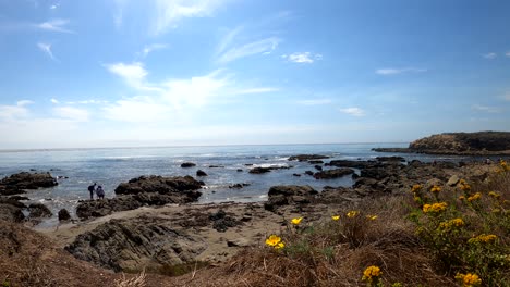 Malerische-Küstenansichten-Des-Moonstone-Beach-In-San-Luis-Obispo,-Kalifornien