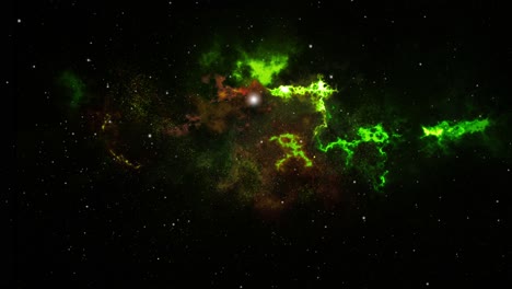 Una-Nebulosa-Repleta-De-Estrellas-En-El-Cosmos,-El-Espacio-Exterior