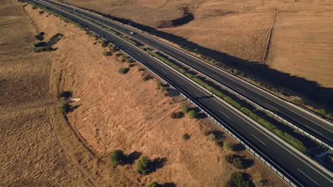 High-angle-view-of-highway-on-the-desert