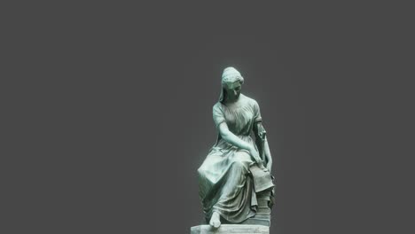 Mozartdenkmal-In-Wien,-Kamerawagen-Entgegen,-Cg