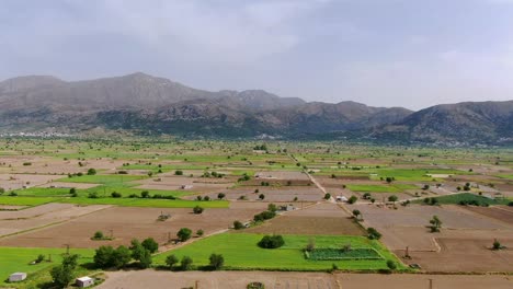 Aerial-Of-Agriculture-Farm-Fields-In-Lastihi-in-Crete