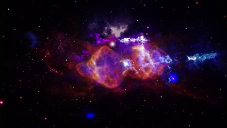 Nebulosa-Se-Mueve-En-El-Cosmos-Del-Espacio,-El-Universo