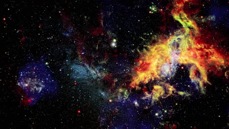 Nebulosa-Tarántula-En-El-Cosmos-Del-Espacio,-El-Universo