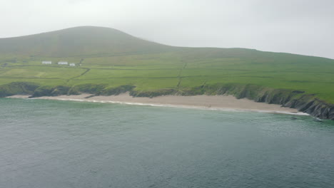 Aerial-view-of-the-beach-on-the-Great-Blasket-Island