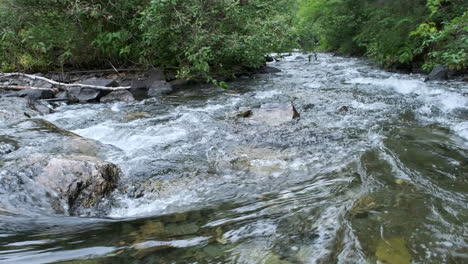 River-Rapids-Over-Rocks-In-Slow-Motion