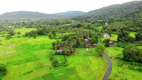 malvan-village-shot-bird-eye-view-India-drone-shot